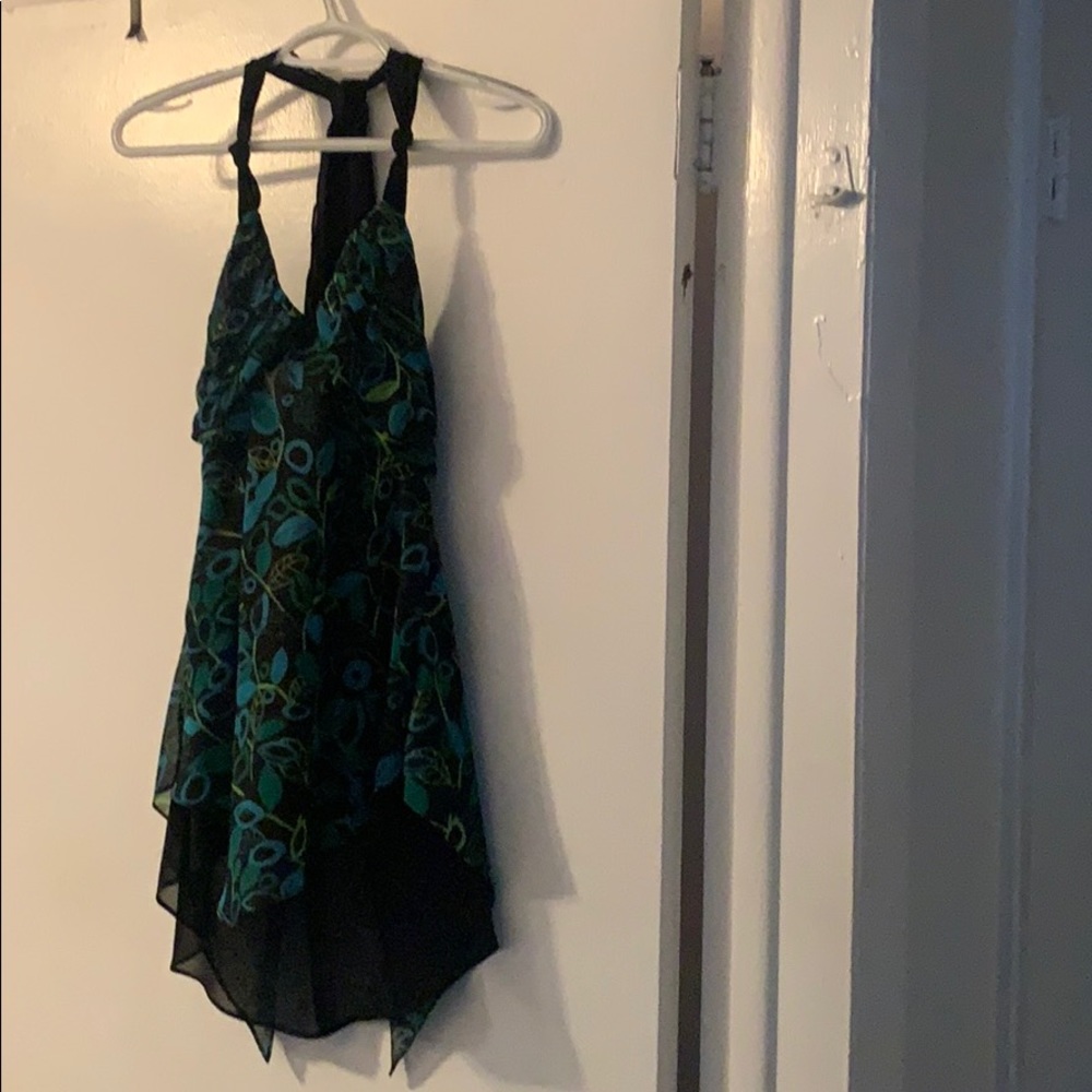 Mixit halter scarf top